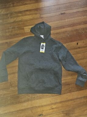 Champion Men's Hooded Sweatshirt - Dark Gray